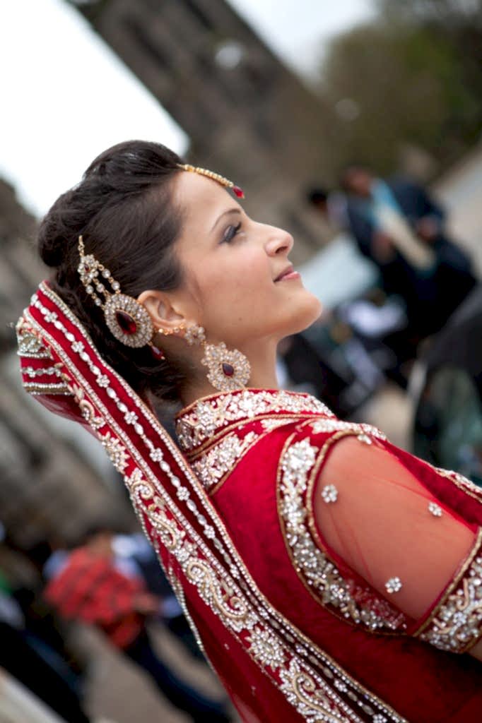 muslim, rukhsati, bride, groom, red,